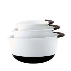 3-Piece Mixing Bowl Set - White