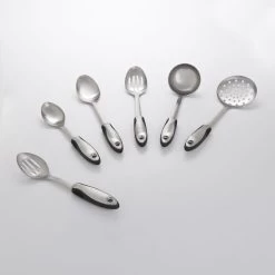 SteeL Slotted Serving Spoon 7 SteeL Slotted Serving Spoon -Kitchen Product Store 53481 5 steel slotted serving spoon
