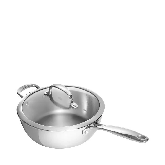 Stainless Steel Pro 3.5 Qt Sauce Pan + Cover 3 Stainless Steel Pro 3.5 Qt Sauce Pan + Cover
