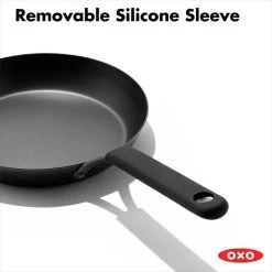 OXO Obsidian Carbon Steel 8" Frypan With Silicone Sleeve -Kitchen Product Store cc005099 001 5