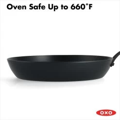 OXO Obsidian Carbon Steel 12" Frypan With Silicone Sleeve -Kitchen Product Store cc005101 001 6