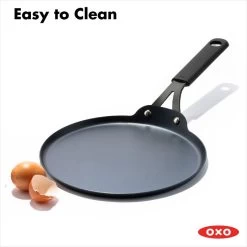 OXO Obsidian Carbon Steel 10" Crepe Pan With Silicone Sleeve -Kitchen Product Store cc005102 001 8