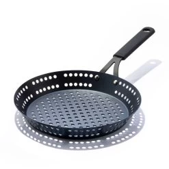 OXO Obsidian Carbon Steel 12" BBQ Frypan With Silicone Sleeve