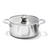 OXO Tri-Ply Stainless Non-Stick Mira Series 5.2 Qt Casserole With Lid -Kitchen Product Store cc005885 001 1