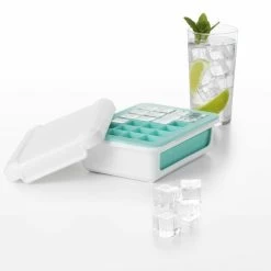 Covered Silicone Ice Cube Tray-Cocktail Cubes -Kitchen Product Store covered silicone ice cube tray cocktail cubes 11154300 3