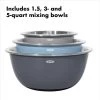 3-Piece Stainless Steel Mixing Bowl Set - Blue/Gray -Kitchen Product Store gg 11289200 8 1