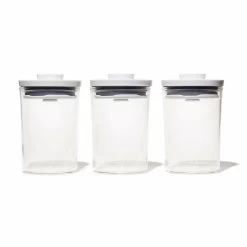 POP 3-Piece Mini Round Canister Set