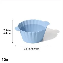 Silicone Baking Cups - Blister -Kitchen Product Store gg 11313700 8dim