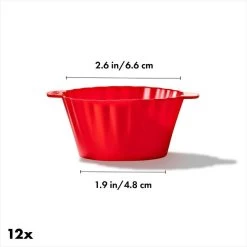 Silicone Baking Cups - Blister -Kitchen Product Store gg 11313700 8dim 1