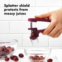 OXO Good Grips Cherry & Olive Pitter - Beet -Kitchen Product Store gg 11316200 8a