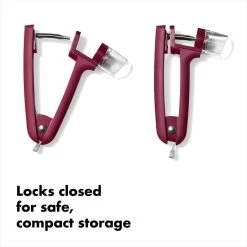 OXO Good Grips Cherry & Olive Pitter - Beet -Kitchen Product Store gg 11316200 8b