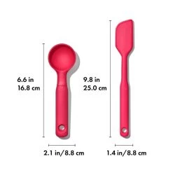 Silicone Cookie Scoop & Small Spatula Set -Kitchen Product Store gg 11380300 scoopandspatulaset apdp 01 dim
