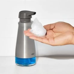 Stainless Steel Foaming Soap Dispenser -Kitchen Product Store gg 13331100 ss foaming soap dispenser pdp 01