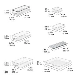 OXO Good Grips 8-Piece Refrigerator Organization Set -Kitchen Product Store gg 13347200 8pcfridgeorgoverhaulset apdp 01 dim