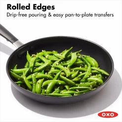 Non-Stick 10 Inch Frying Pan -Kitchen Product Store oxo 10infrypan rollededges 1