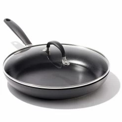 Non-Stick 12-Inch Frying Pan With Lid
