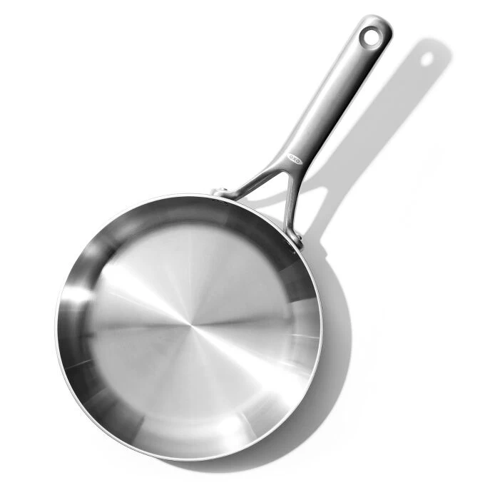 OXO Tri-Ply Stainless Mira Series 8-in Fry Pan 4 OXO Tri-Ply Stainless Mira Series 8-in Fry Pan - Image 2
