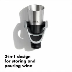 Steel Wine Stopper & Pourer -Kitchen Product Store stl 11136400 8 1