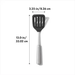 OXO Steel Silicone Flexible Turner -Kitchen Product Store stl 3120800 8dim