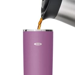 OXO Strive 20 Oz. Insulated Tumbler -Kitchen Product Store str 11348000 20oztumblerwitheasycloselid amethyst pdp 03