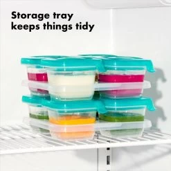 4 Oz Baby Blocks™ Silicone Freezer Storage Containers -Kitchen Product Store tot 61151100 8b 1