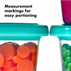 4 Oz Baby Blocks™ Silicone Freezer Storage Containers -Kitchen Product Store tot 61151100 8c 1